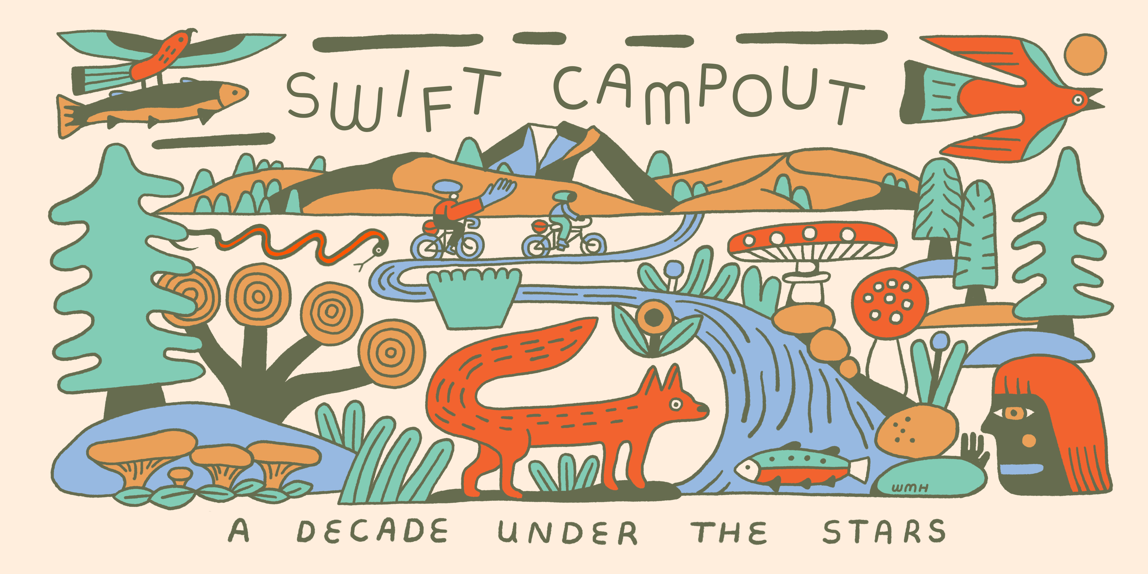 Swift Campout. A decade under the stars.